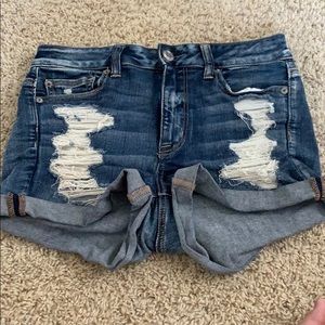 Hi-rise Shortie Shorts